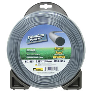 A-B132095 Titanium Power Trimmer Line, .095" round