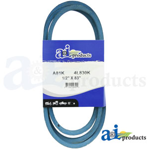 A-A81K Aramid Blue V-Belt (1/2" X 83" )