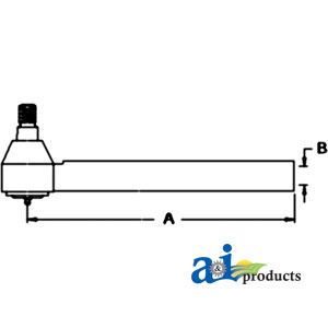 A-3764132M1 Tie Rod w/ Tube