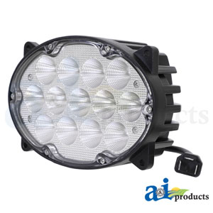 A-WL1370 Work Lamp, LED, Flood, Hi / Low, Oval