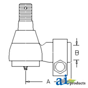 A-437222A1 Ball Joint, Steering Cylinder