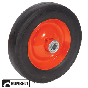 A-B1SB2976 WHEEL-DECK, 8X1.75, SMOOTH, STEEL-ORANGE