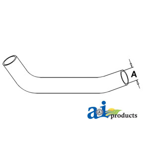 A-E6NN8260AA Radiator Hose, Upper