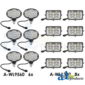 A-WL9460KT Light Kit, LED, 14 Lights