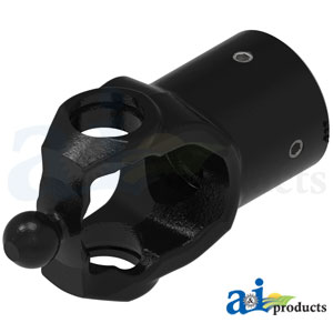 A-850-1420 Round Bore Implement Yoke (w/ Keyway & Pinhole)