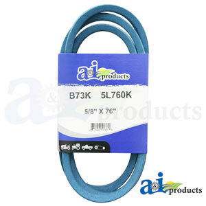 A-B73K Aramid Blue V-Belt (5/8" X 76" )