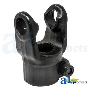 A-BP509053853 Implement Yoke, Splined 1 3/4" - 20 Spline w/ Interfering Clamp Bolt