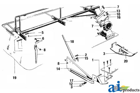 A-97884570 Curtain, Disc Mower