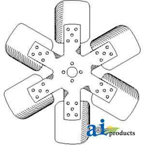 A-A23106 Fan, 6 Blade