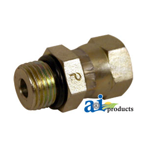 A-43D11 Female NPT Swivel X Male ORB Straight Adapter