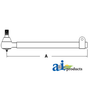 A-1044297M91 Tube, Tie Rod w/ Ball Joint End (LH)