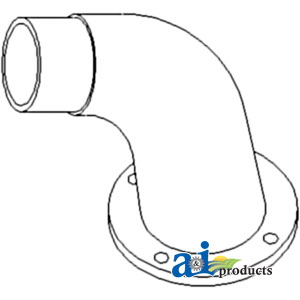 A-70253661 Elbow, Exhaust
