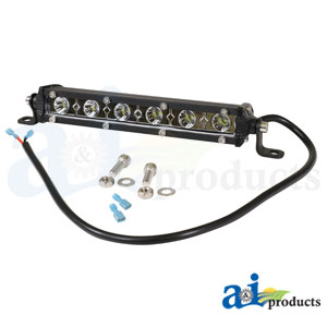 A-LTB37SE Work Lamp Light Bar, Straight Single Row, E-Series LED, Spot, 7