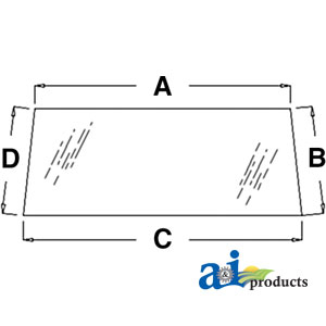 A-LP4041 GLASS, REAR