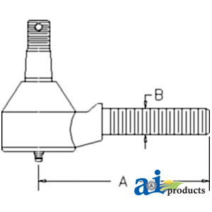 A-67121-56530 Tie Rod End, RH Thread