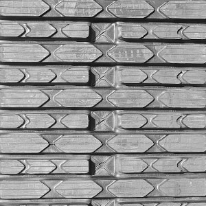 A-4008650E5 Rubber Track, Multi-bar Tread Pattern (E5) Tread Pattern, 400X86X50E5 RTS TRACK