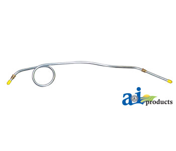 A-361494R11 Fuel Line, Strainer To Carburetor w/ Nuts