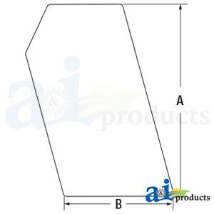 A-6702731 Glass, Side, Stationary LH / RH