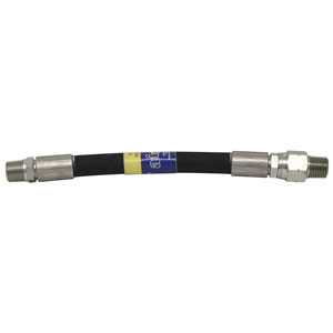 A-PHA2W1212S 1/2" Hydraulic Hose Assembly, Rigid x Swivel Male NPT, 12