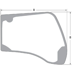 A-FYA00001496 Glass, RH