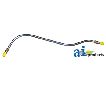 A-356355R11 Fuel Line, Strainer To Carburetor w/ Nuts