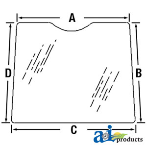 A-T133333 Glass, Door, Upper (RH)
