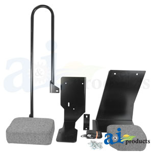 A-IS8212 Seat, Instructional; Black/Gray Matrix Fabric w/ Handle