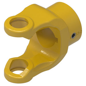 A-800-8411 Implement Yoke, Round Bore (With Keyway & Set Screw)