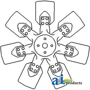 A-87010708 Fan, 7 Blade