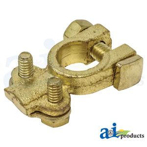 A-26A102 Battery Cable Ends, Brass Reusable, (#8Ga. to 1Ga.)(2 Pk)