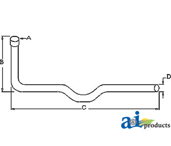 A-C7NN5245B Tail Pipe