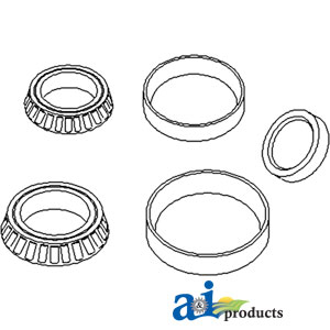 A-VLH1717 Bearing Set, Tail Wheel