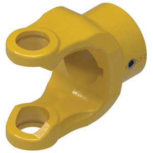 A-800-8424 Round Bore Implement Yoke (With Keyway & Set Screw)