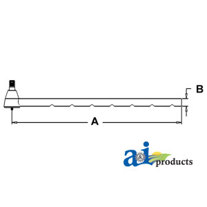 A-371021R11 Tie Rod, Long (RH/LH)