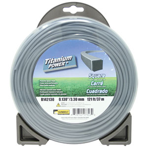 A-B142130 Titanium Power Trimmer Line, .130" square