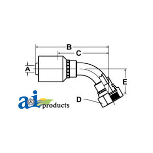 A-FFX45-04-04-W (HW-FFX45) FEMALE "SEAL-L