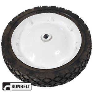 A-B1SB286 WHEEL-DECK, 9X1.75, DIAMOND, STEEL-WHITE