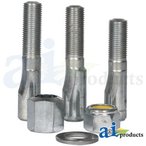 A-86625865 Tapered Pin Kit (Includes 3 Pins & 2 Nuts=Washer) For 1.375" Bore Yokes