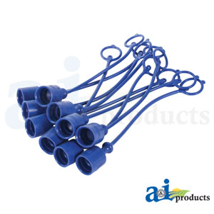 A-C211020 Dust Cap, 1/2", Blue (10 pkg)