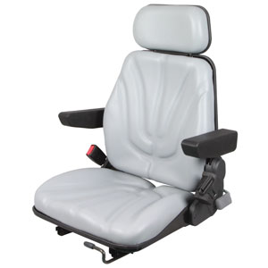 A-F10ST2005 F10 Series gray vinyl seat / slide tracks / armrests / headrest / OPS / seat belt