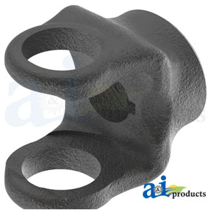A-10001-1038 Implement Yoke, 3/4" Round Bore, 3/16" Keyway, W/ Set Screw