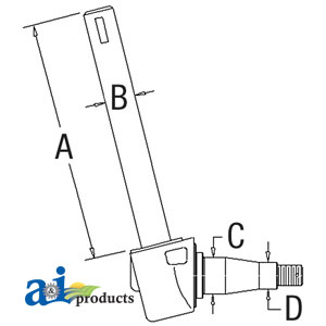 A-897475M96 Spindle (RH)