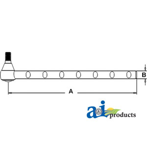 A-C7NN3281A Tie Rod, Long (LH)