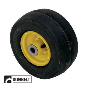 A-B1FP102 WHEEL-SMOOTH, 9X3.5X4, YELLOW, FP