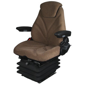 A-F20A7010 Seat, F20 Series, Air Suspension, Brown Checkered Cloth