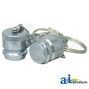 A-44A50054 Metal Dust Plug, 1/2" (2 pkg)