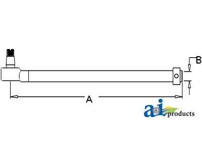 A-182510M91 Tube, Tie Rod (LH)