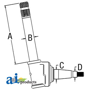 A-AT76138 Spindle (RH/LH)