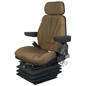 A-F10A6012 Seat, F10 Series, Air Suspension, Brown Cloth