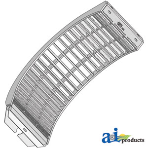A-AH207851 Concave, Middle/ Rear; High Wear (Small Grain)